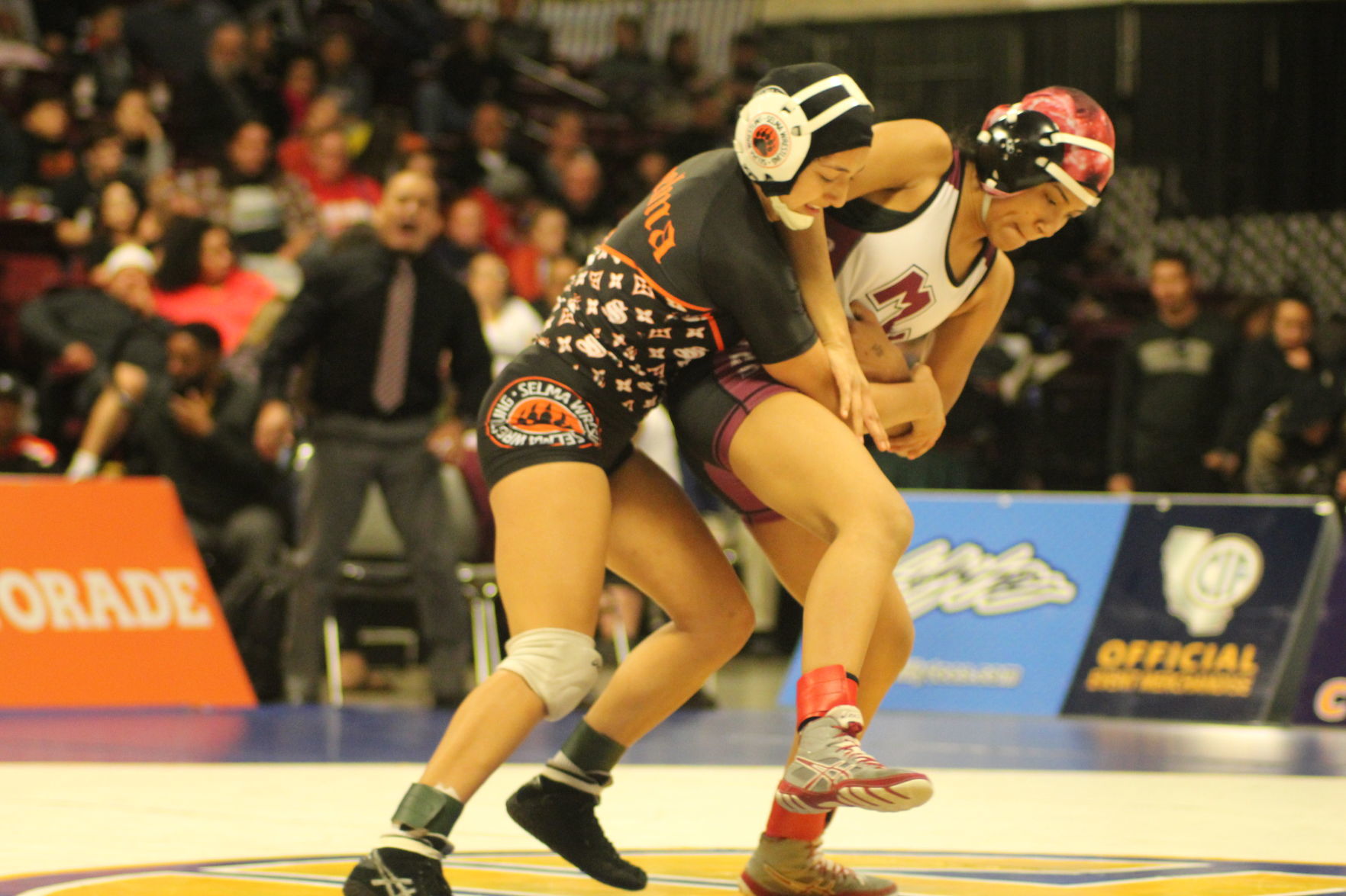 Selma girls wrestling: Alleida Martinez 2